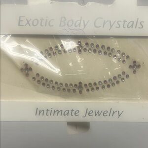 Body crystals belly pink and silver.